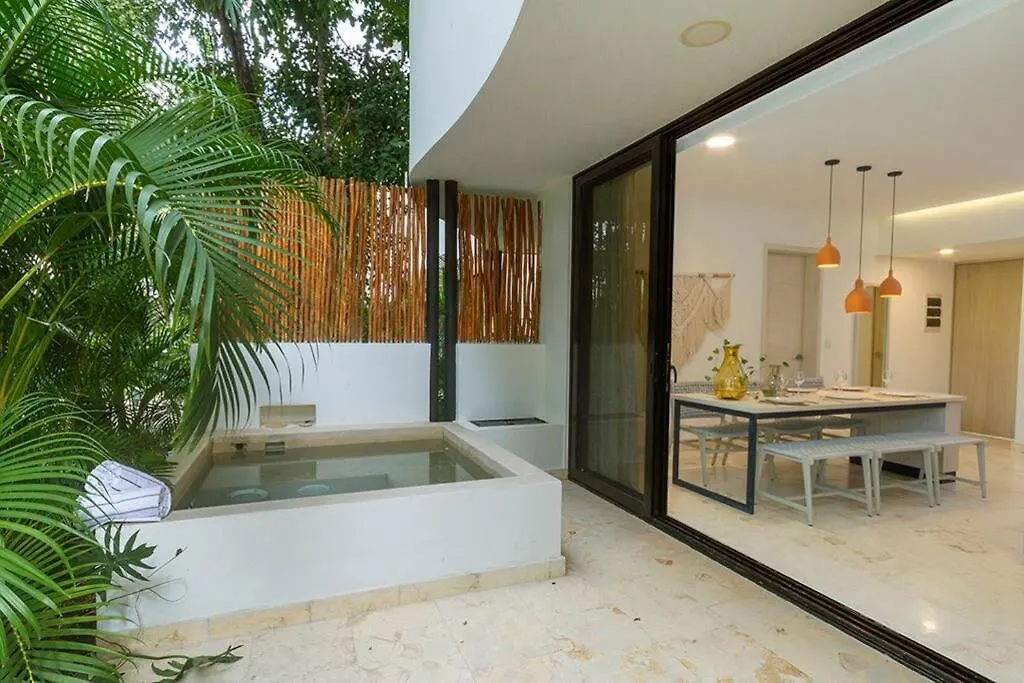 2 Bedroom Apartment + Private Pool And Roof Top Terrace Tulum Mexico